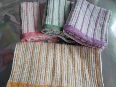 高陽毛巾廠家超低價(jià)供應(yīng) 純棉條紋毛巾，品質(zhì)與實(shí)惠并存